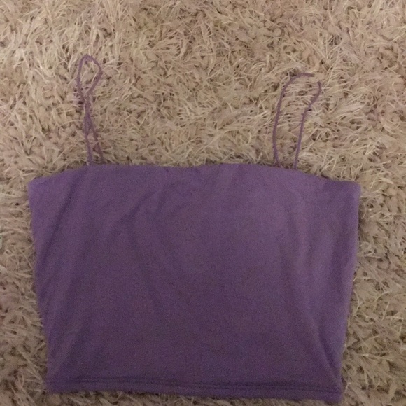 Purple Tubetop/cropped tank - Picture 2 of 3